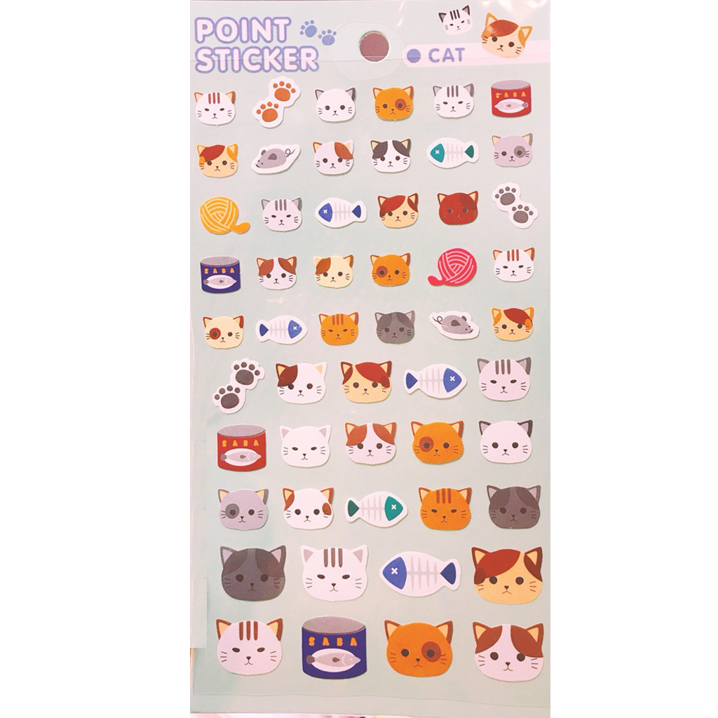 Point Decorative Sticker - Cat