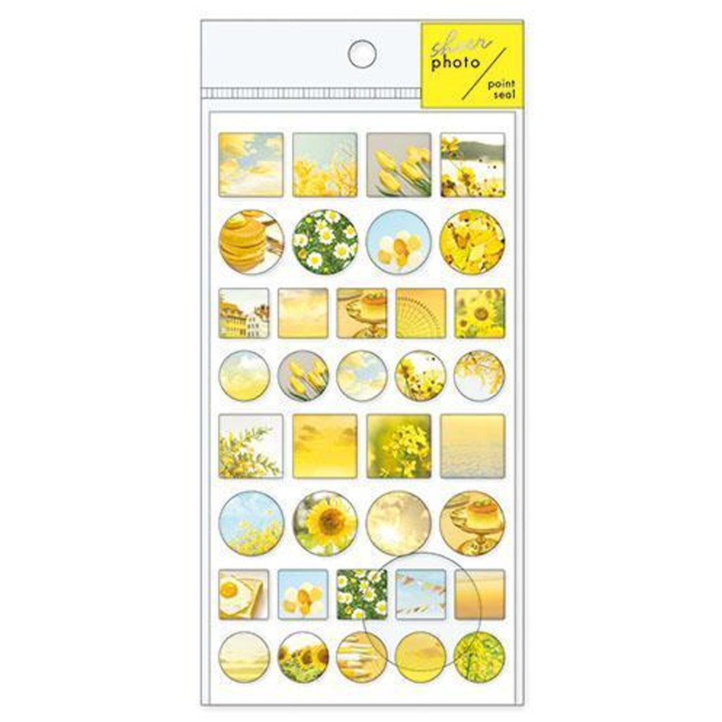 Mind Wave Sheer Photo Point Sticker Yellow