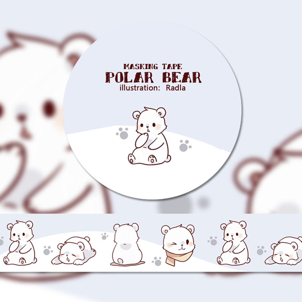 Polar Bear Daily Masking Tape