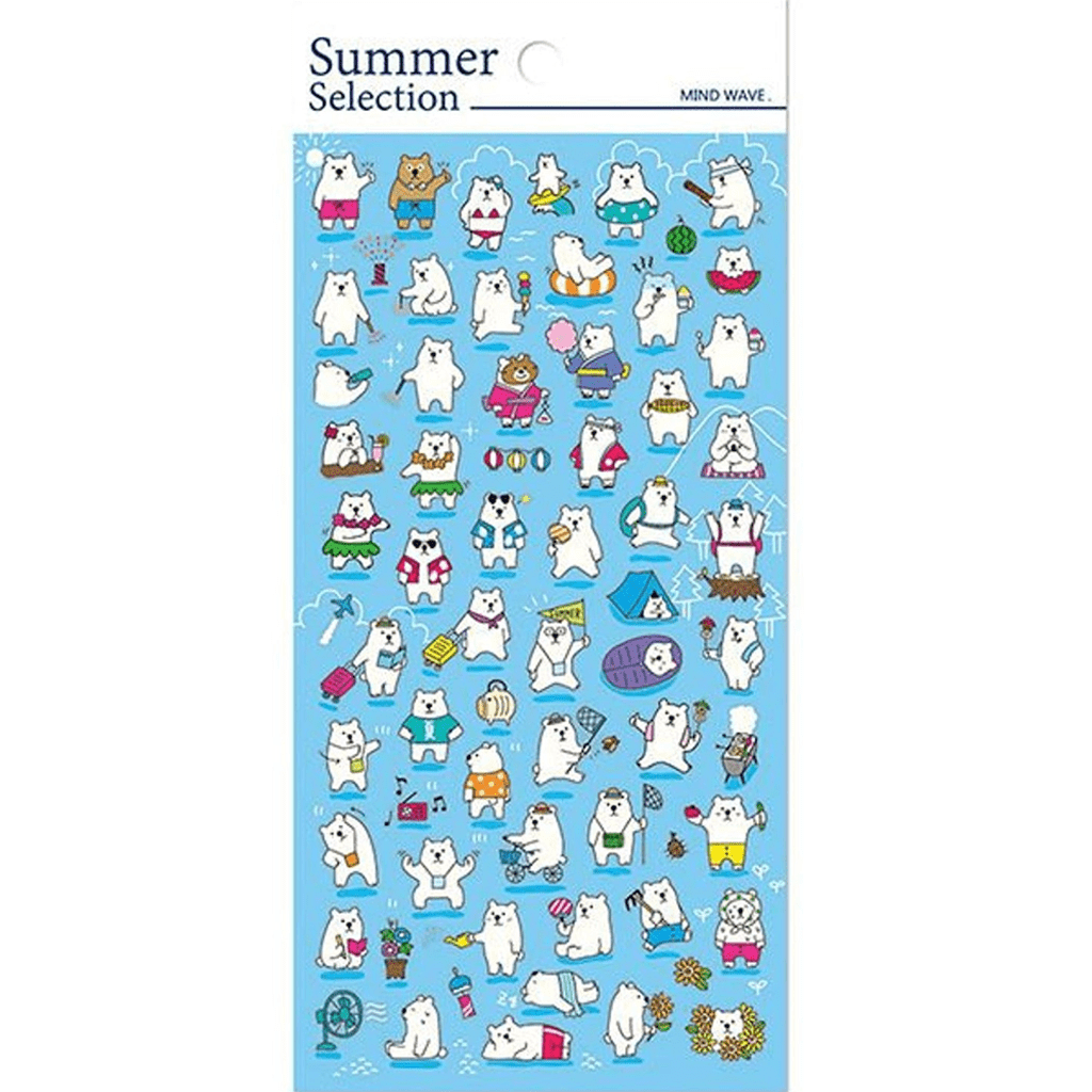 Mind Wave Summer Selection Sticker - Polar Bear