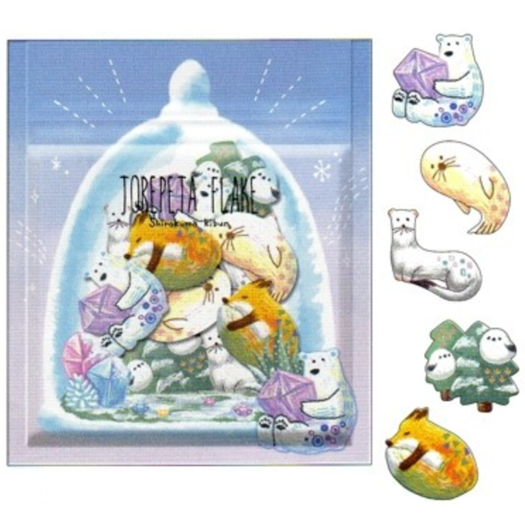 Kamio Japan Torepeta Polar Bear Flake Seal Sticker