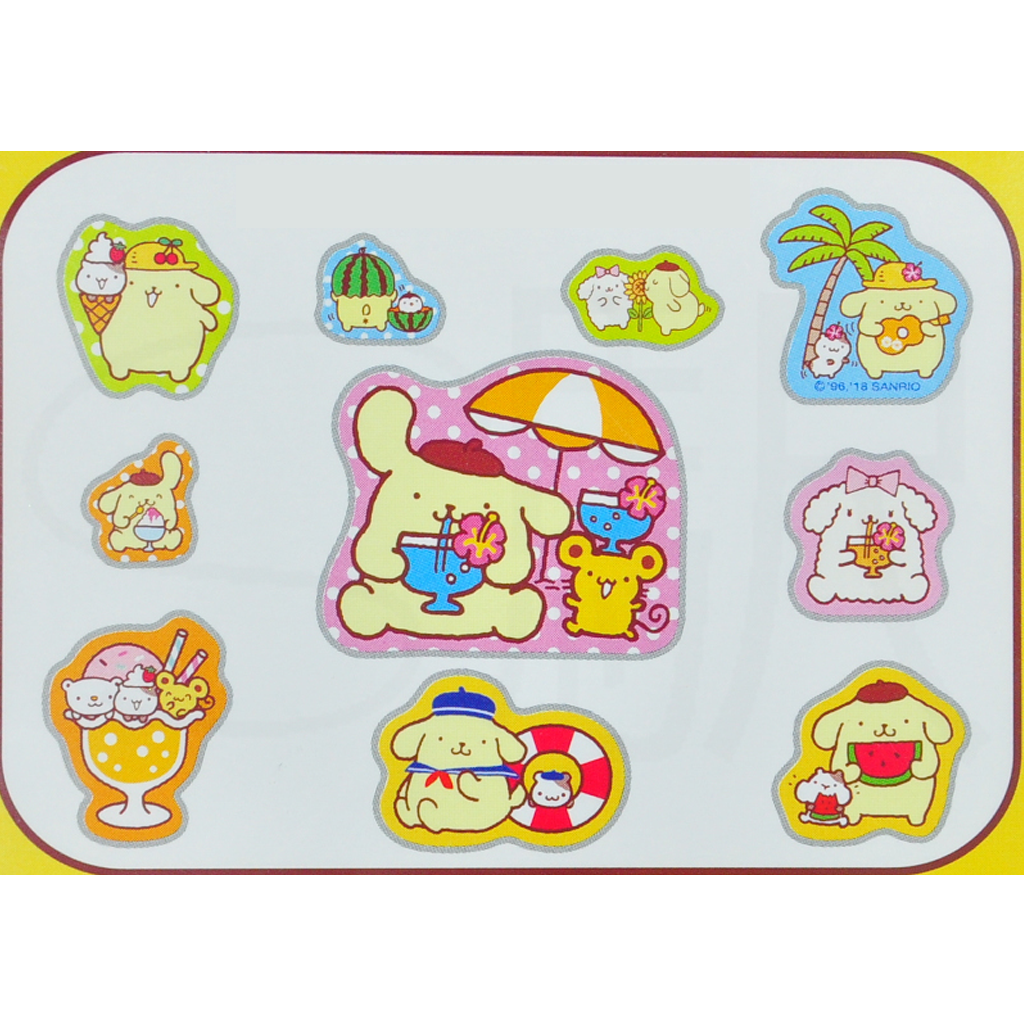 Flake Sticker Pompompurin Summer Seal