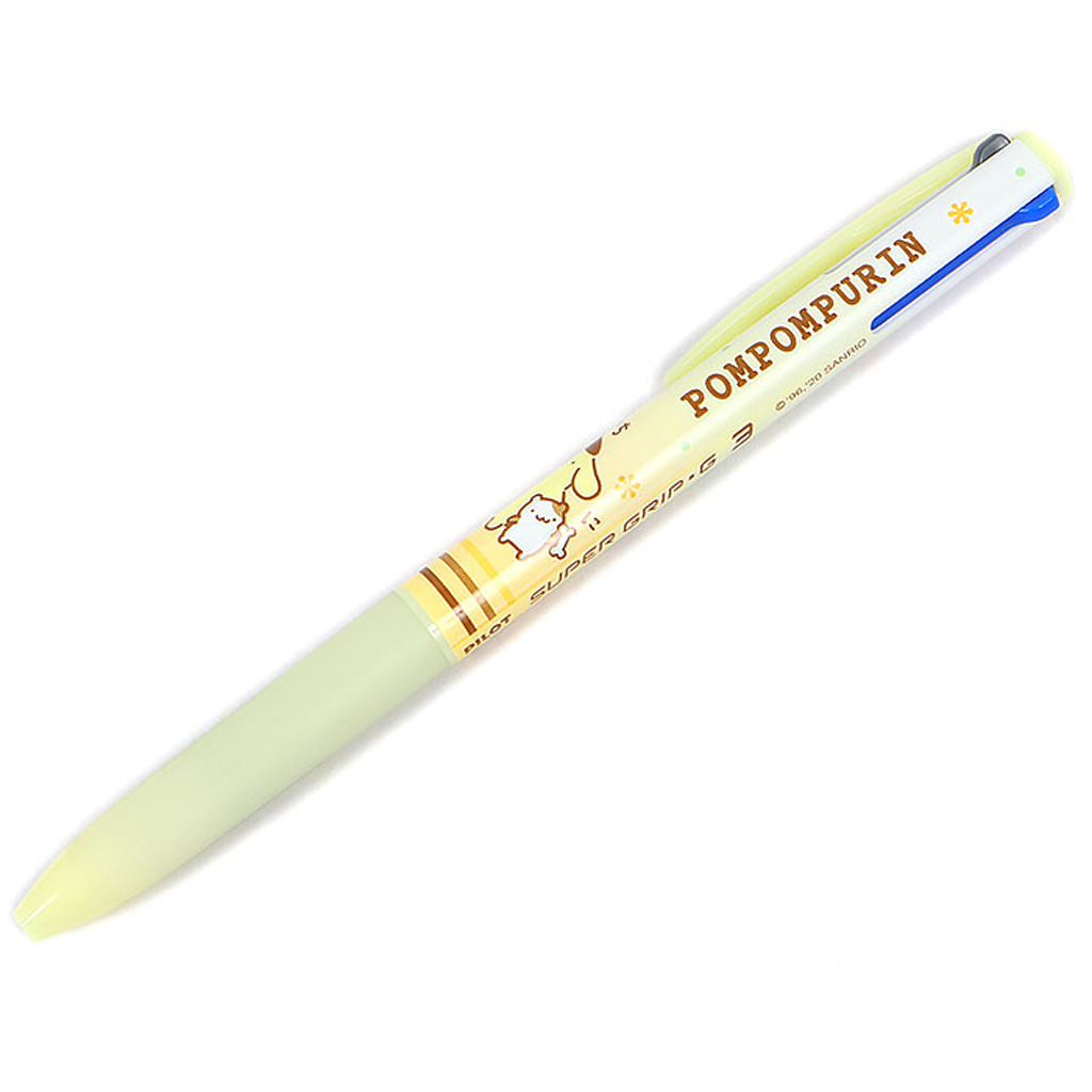 Pilot Super Grip 3 Color Ballpoint Pen Pompompurin