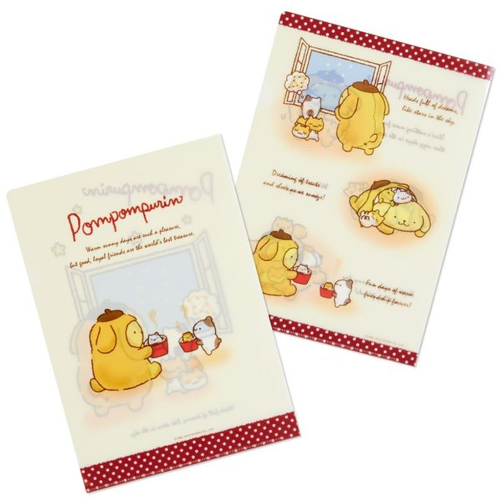 Sanrio Pompompurin A4 Folder Set