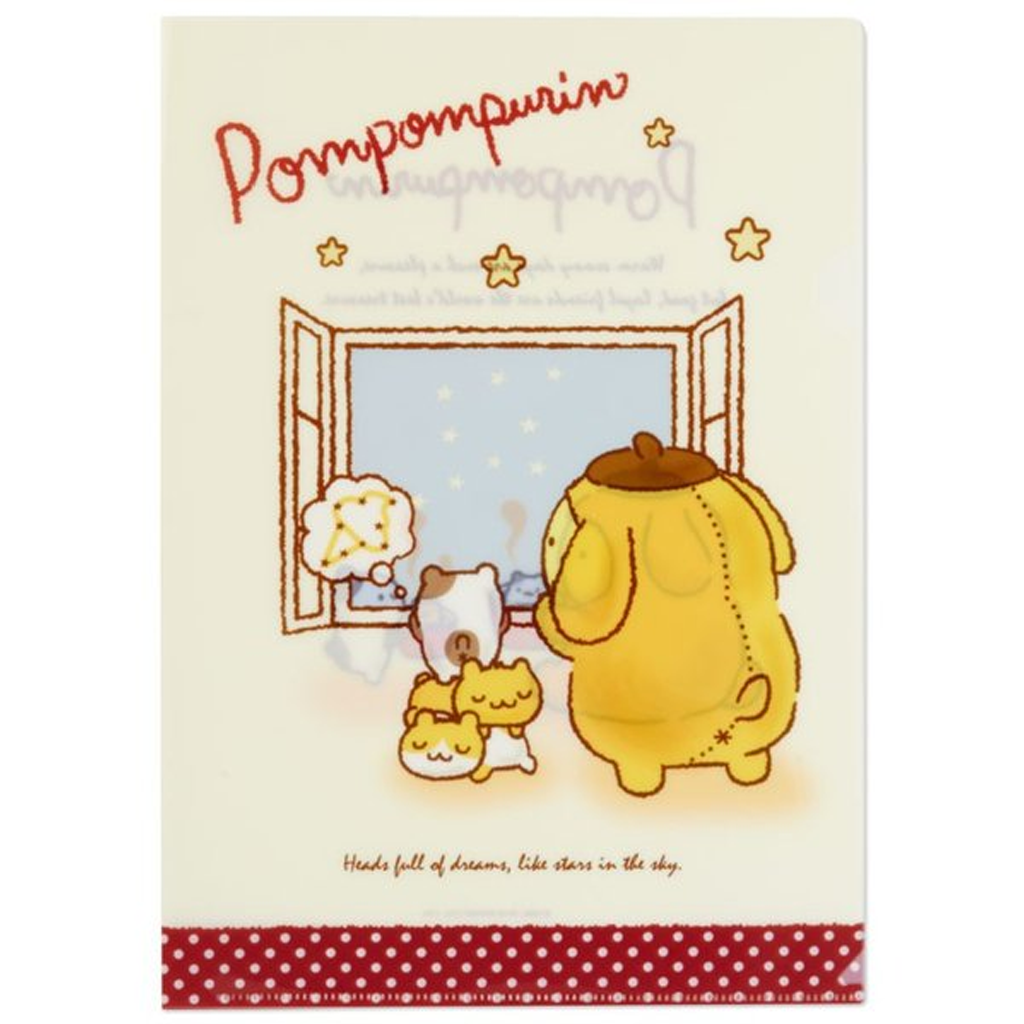 Sanrio Pompompurin A4 Folder Set