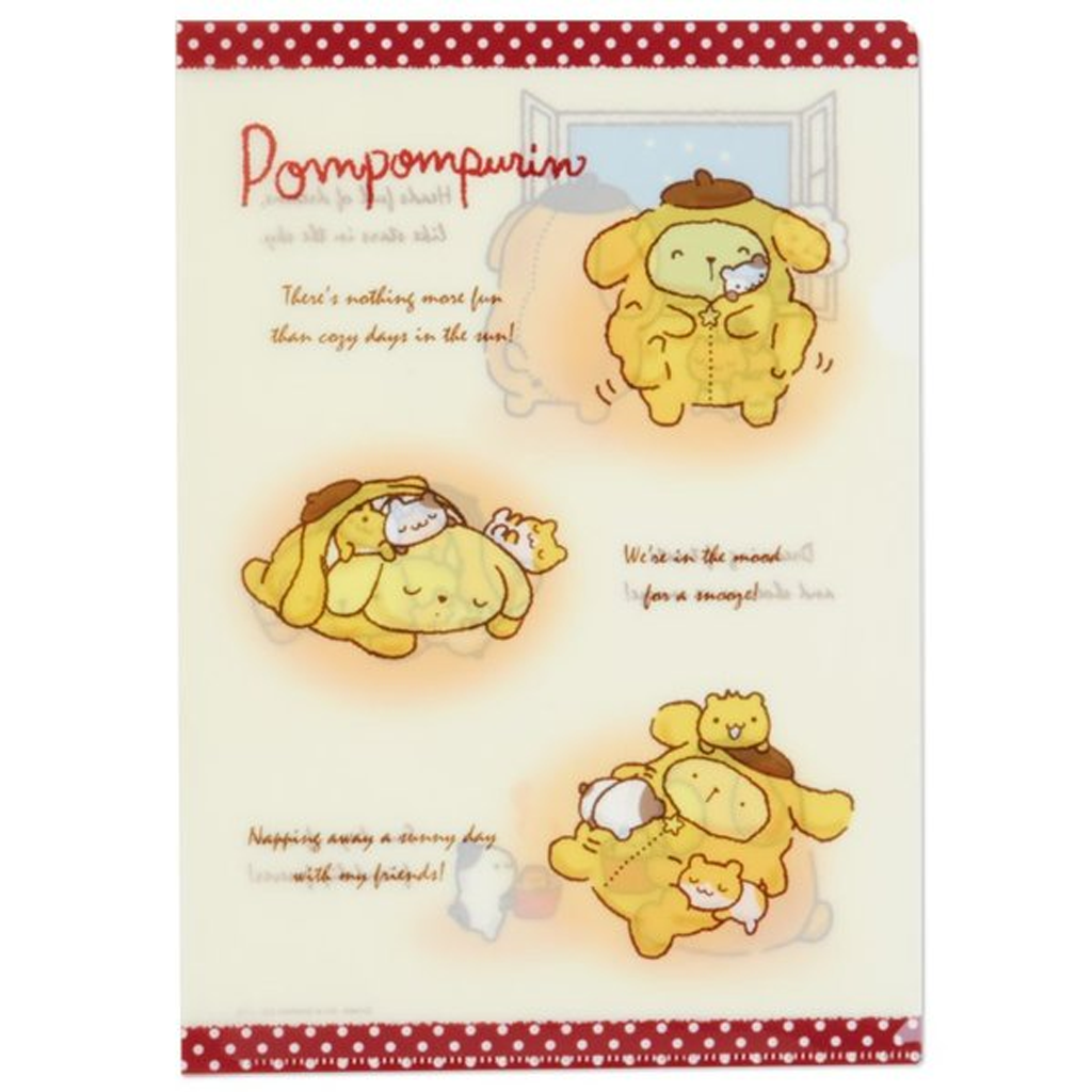 Sanrio Pompompurin A4 Folder Set