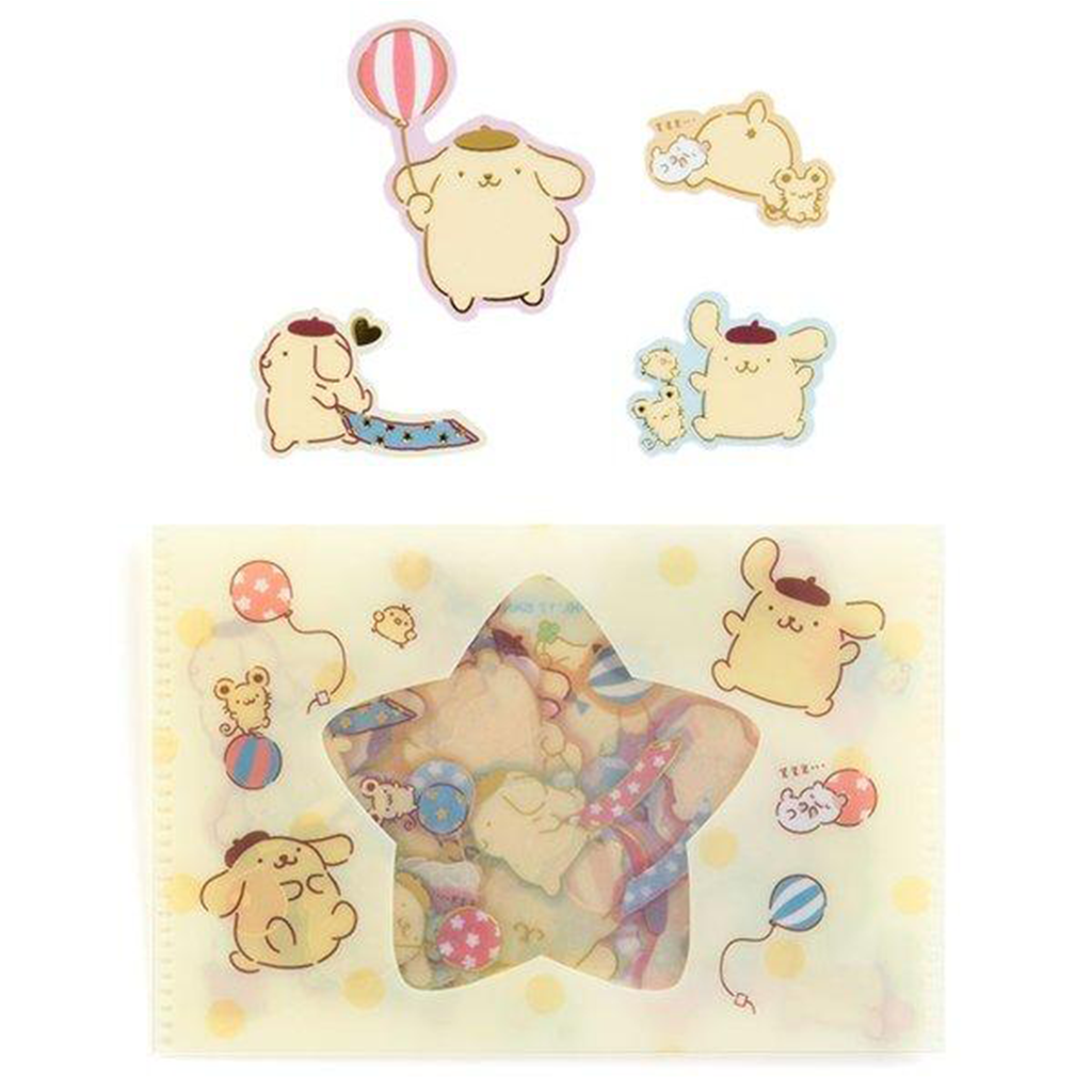 Flake Sticker Pompompurin Seal With Pudding Case