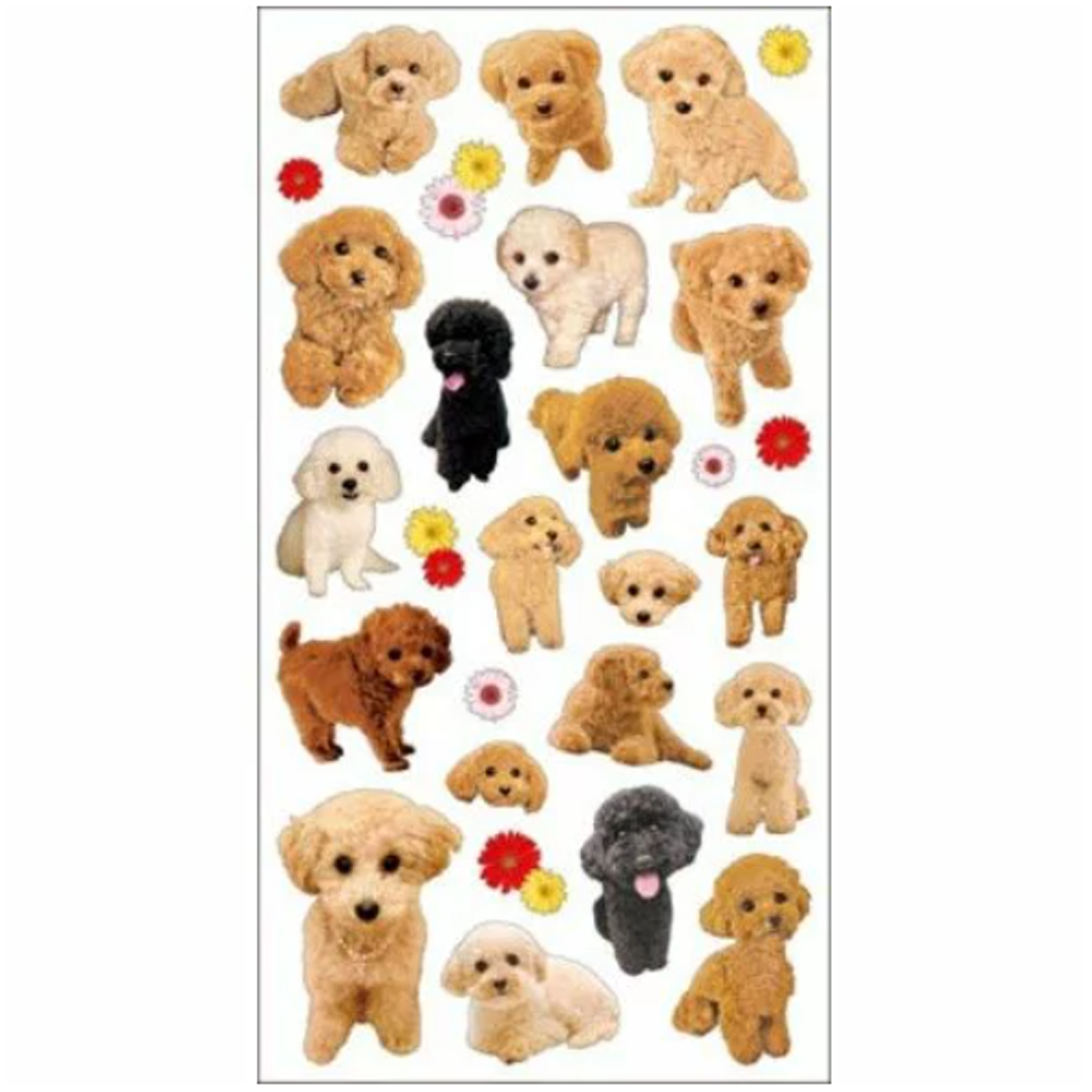 Mind Wave La Dolce Vita Natural Living Sticker - Toy Poodle