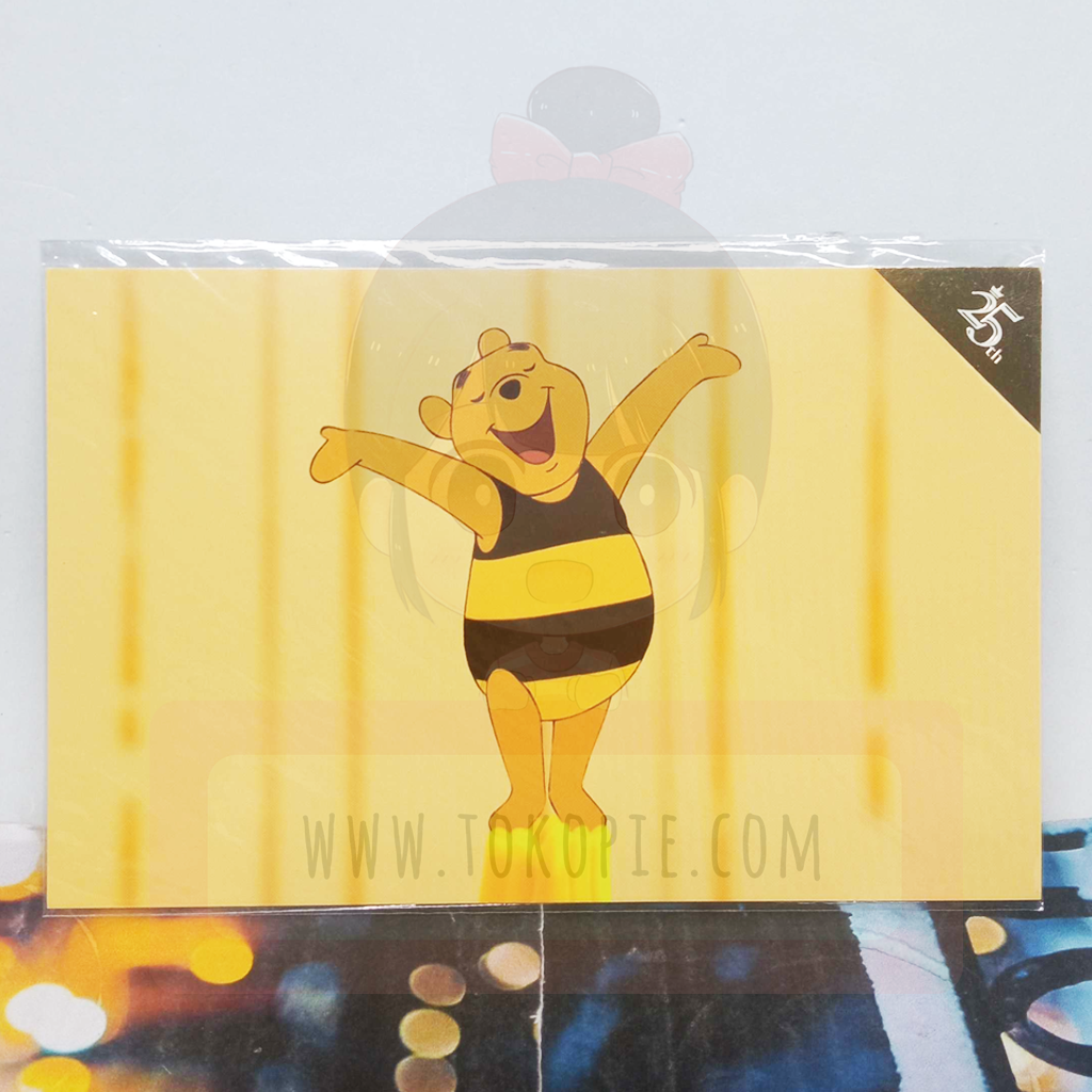 Disney 25th Anniversary Winnie The Pooh Postcard