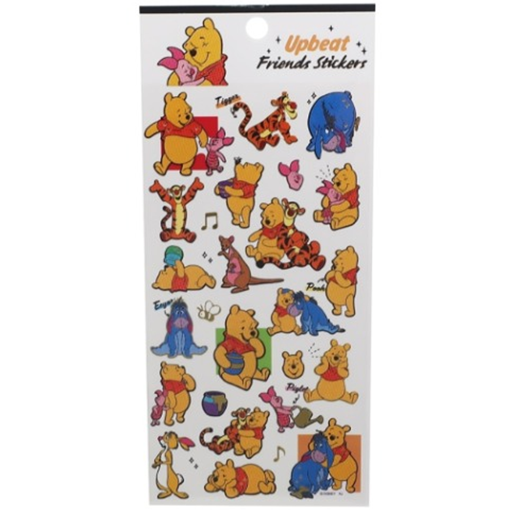 Kamio Japan Disney Winnie The Pooh Upbeat Friends Stickers