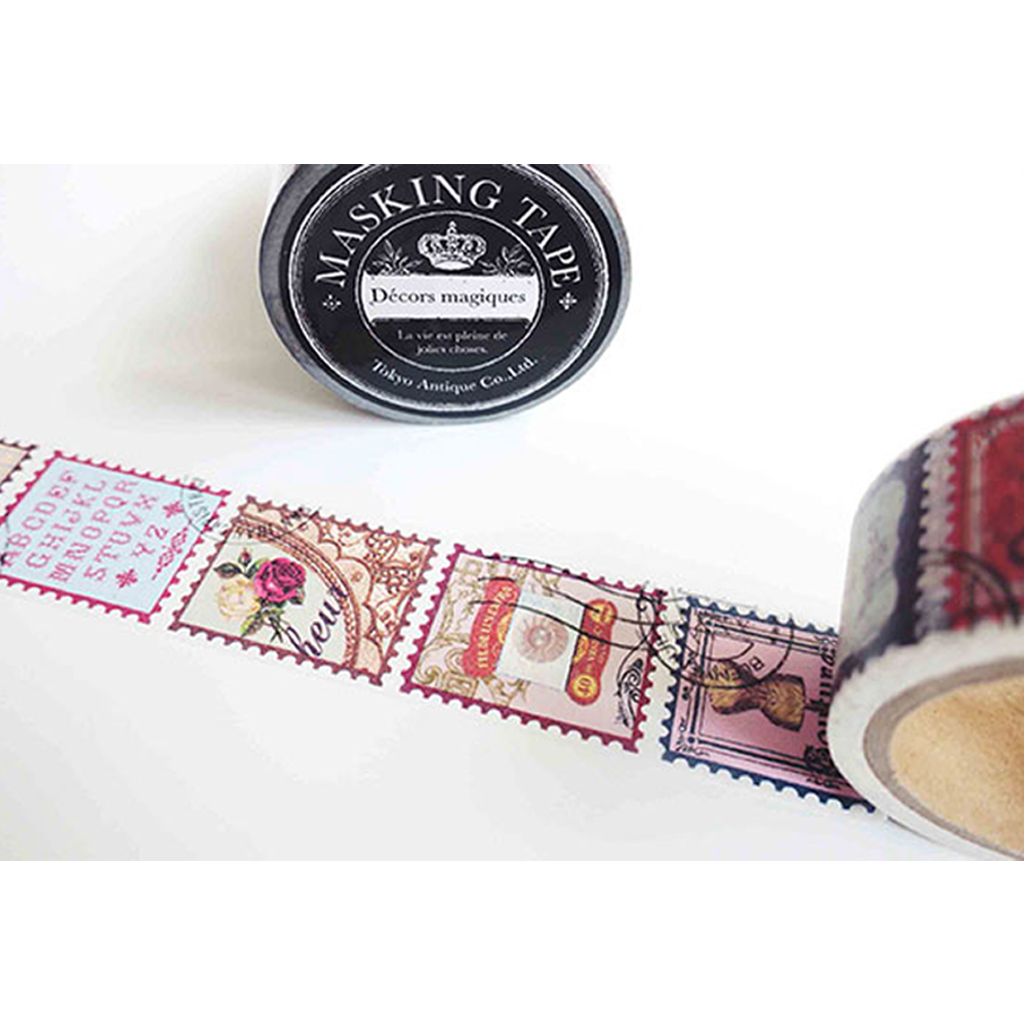 Tokyo Antique Masking Tape - Handicraft Postage Stamps