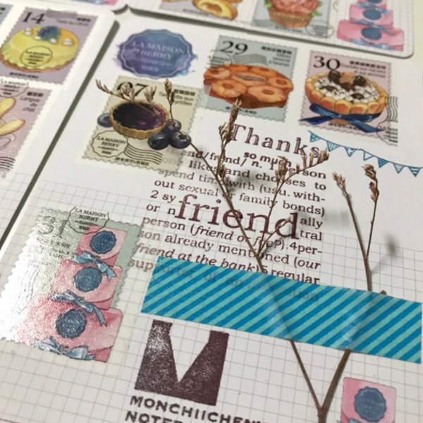 La Maison Berry Masking Tape - Postage Stamps