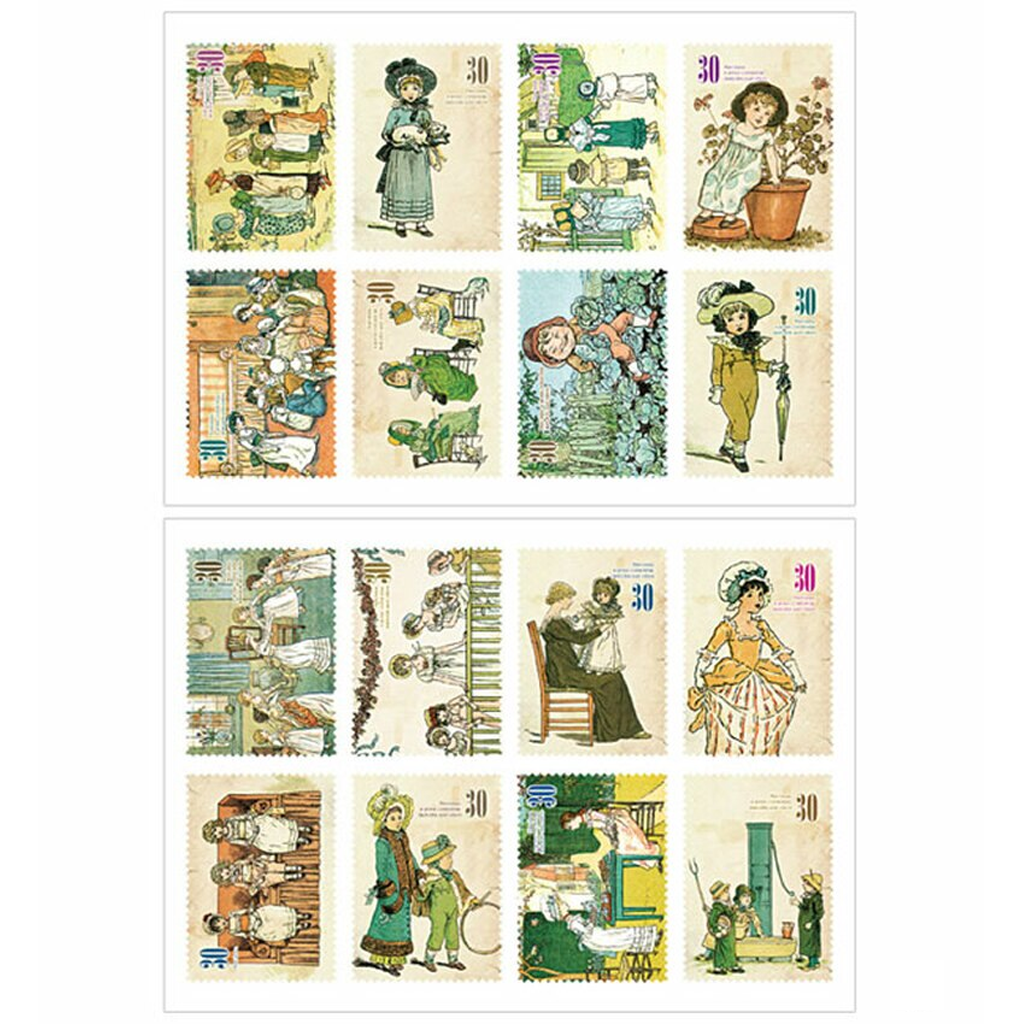 Dailylike Ancien Stamp Sticker Ver.2 - Antique