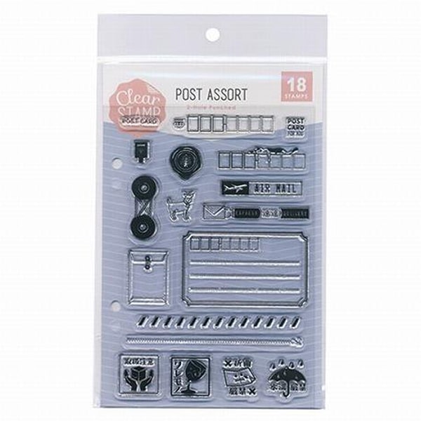 Clear Stamp Post Assort