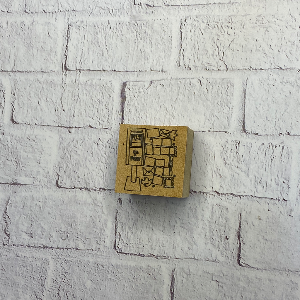 Megumi Hori Rubber Stamp - Postbox