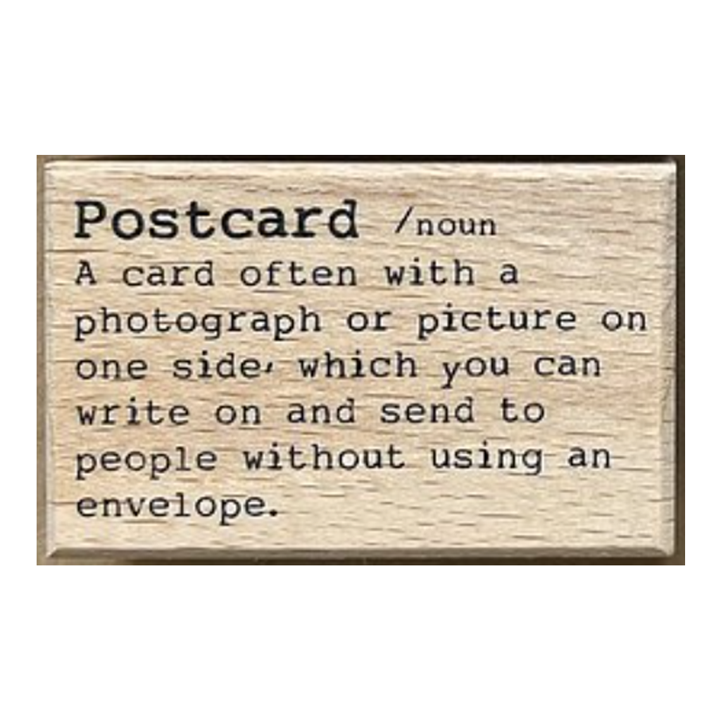 Liberty HK Rubber Stamp - Dictionary (Fountain Pen/ Masking Tape/ Postcard/ Memo Pad)