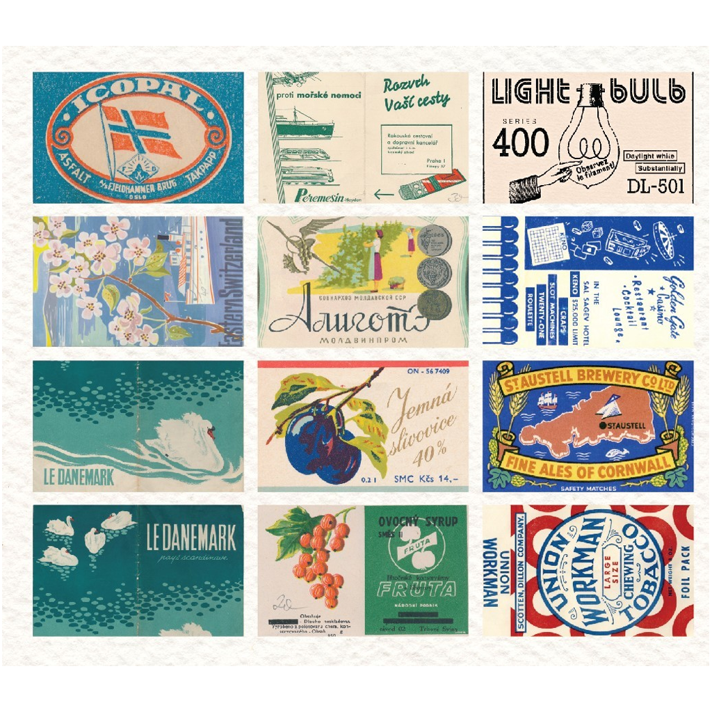 Sonia&#39;s Design Calendar Sticker Postcard Moon Pattern