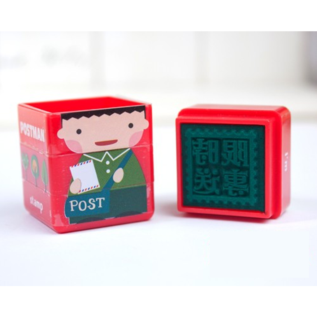 Micia Little Shiren Jenga Stamp - Postman