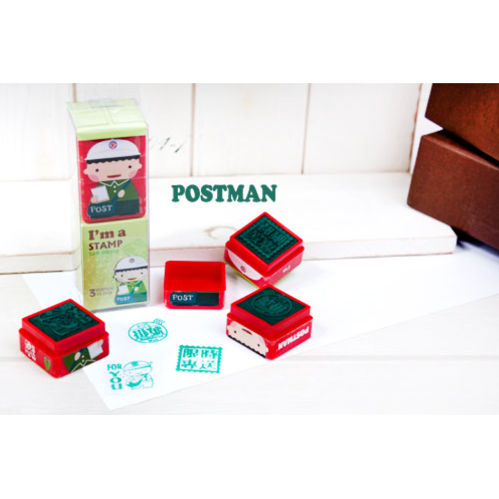Micia Little Shiren Jenga Stamp - Postman