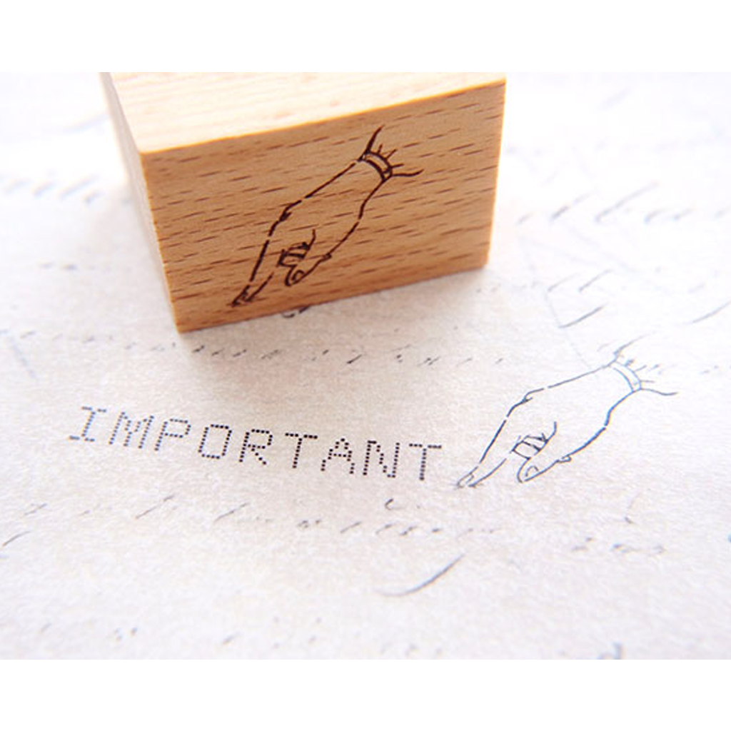 Classique Feminine Rubber Stamp - Press