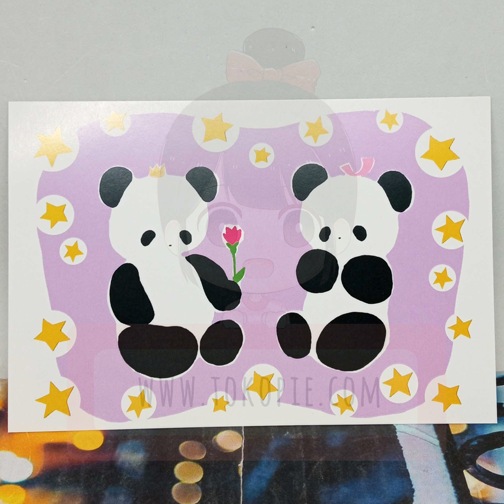 Yuriko Hiragi Prince And Princess Panda Postcard