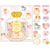 Kamio Japan Flake Sticker Etoiles Coffret Puppy & Heart