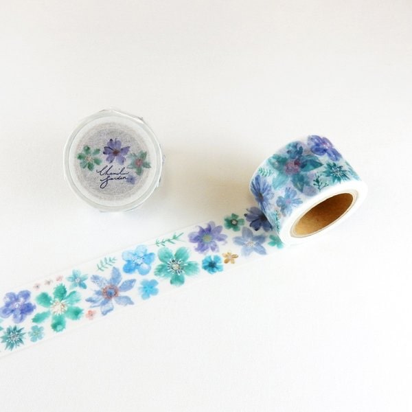 Chamil Garden Washi Tape Purple Flowers