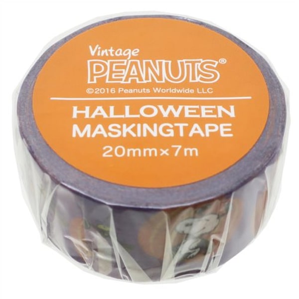 Vintage Peanuts Snoopy Halloween Masking Tape Purple