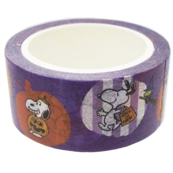 Vintage Peanuts Snoopy Halloween Masking Tape Purple