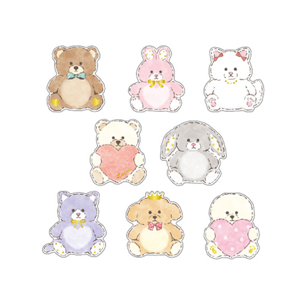 Mind Wave Soft Toy Hearty Flake Sticker tokopie