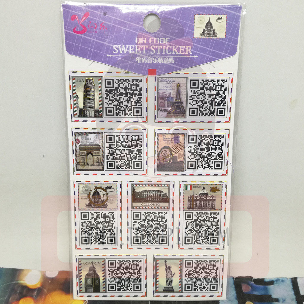 Shan Le QR Code Sweet Sticker