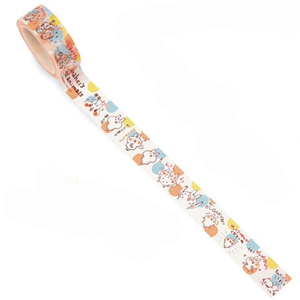 Kanahei Small Animals Masking Tape Honorific White Rabbit