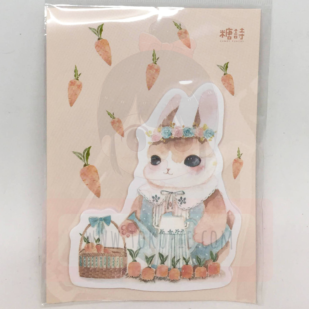 Candy Poetry Sticky Note Little Rabbit Take Carrots