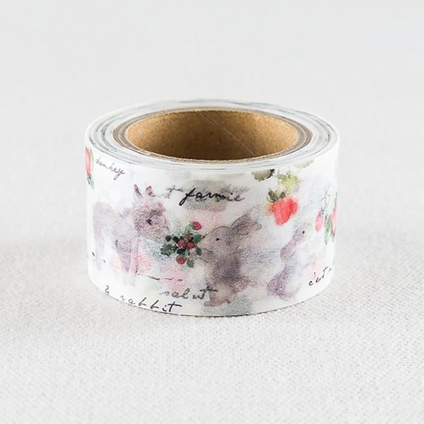 Liang Feng Watercolor Masking Tape - Rabbit Orchard