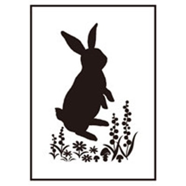 Kodomo No Kao Stamp - Rabbit In The Forest