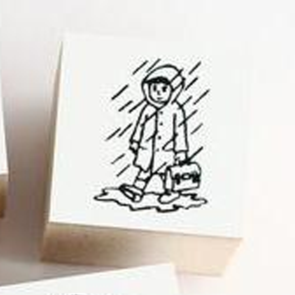 Mizushima Children Weather Stamp