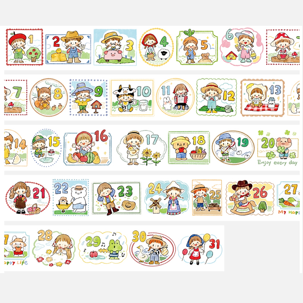 Molinta Ranch Daily Washi Sampler