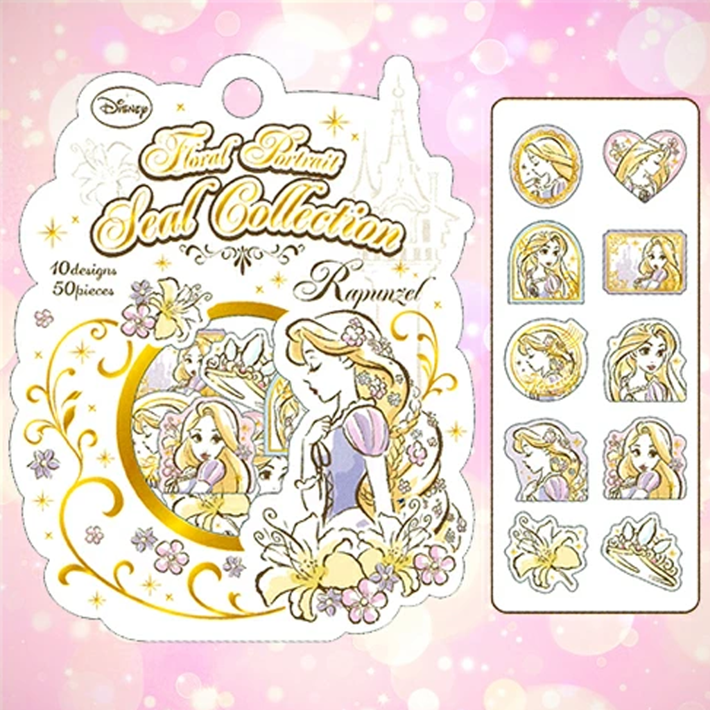 Floral Portrait Seal Collection Rapunzel