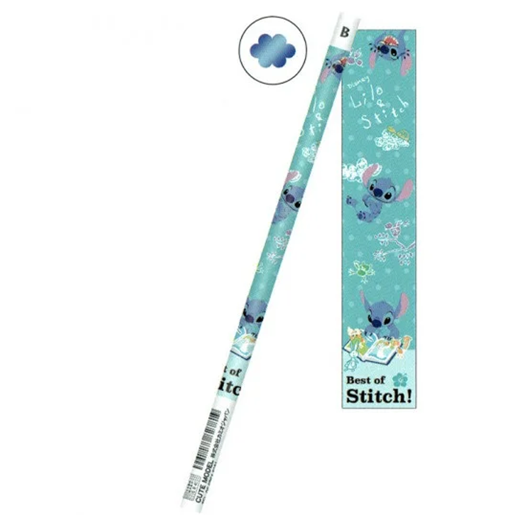 Disney B Pencil - Stitch Reads Book