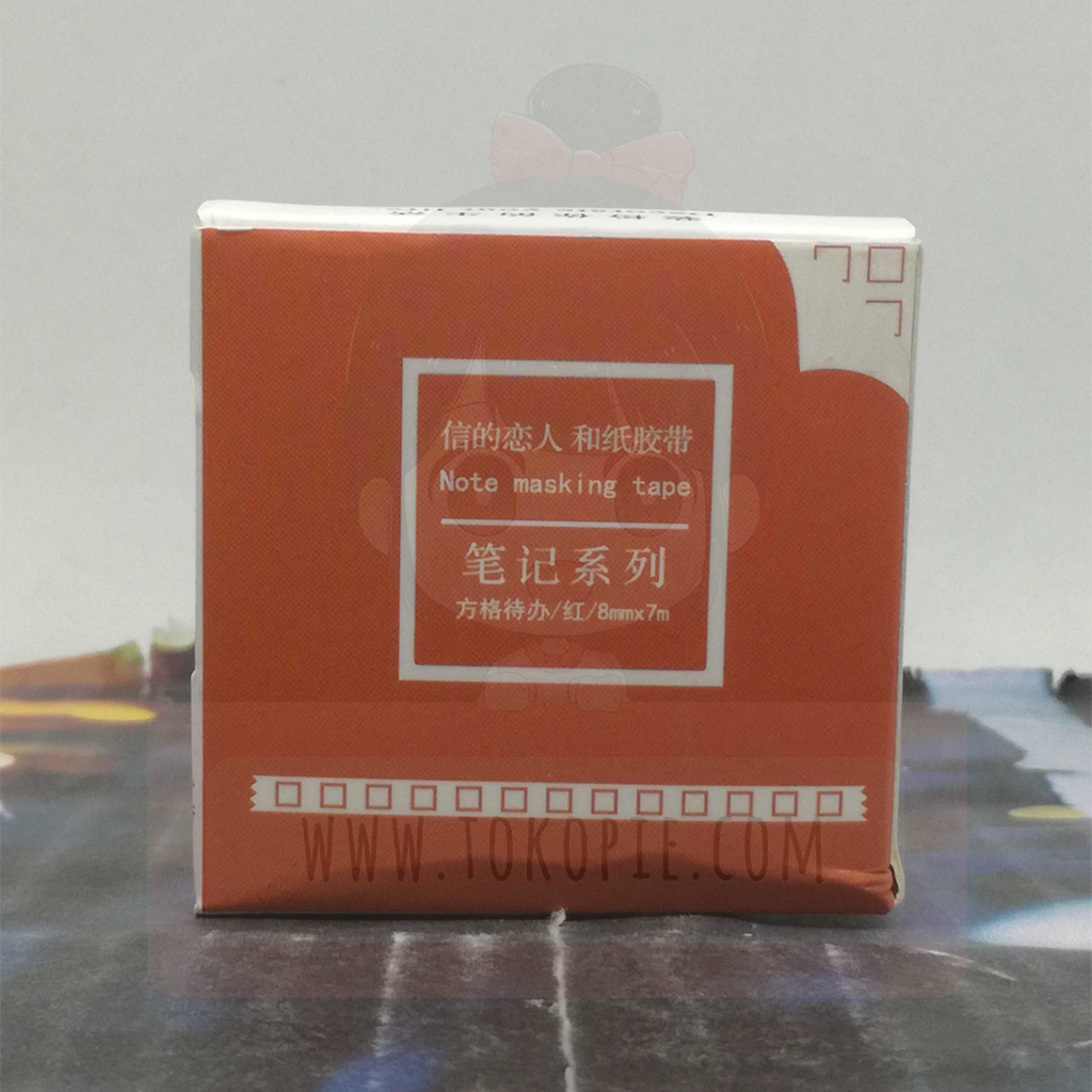 Cardlover Masking Tape - To Do Check Red