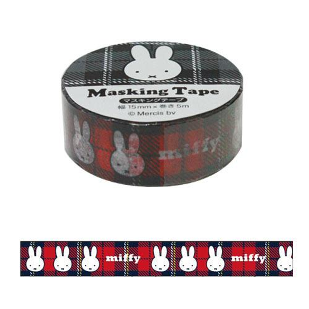 Masking Tape Miffy Red Fabric