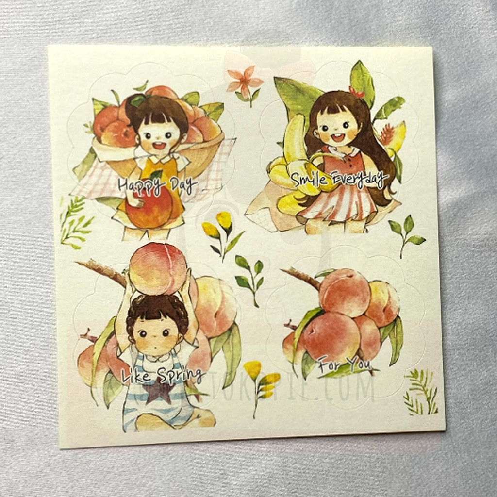 Lallayena Decoration Sticker - Fruit Girl