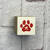 Beverly Rubber Stamp Red Paws