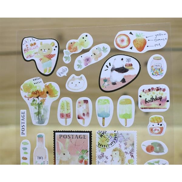 Liang Feng Red Rose Postage Sticker