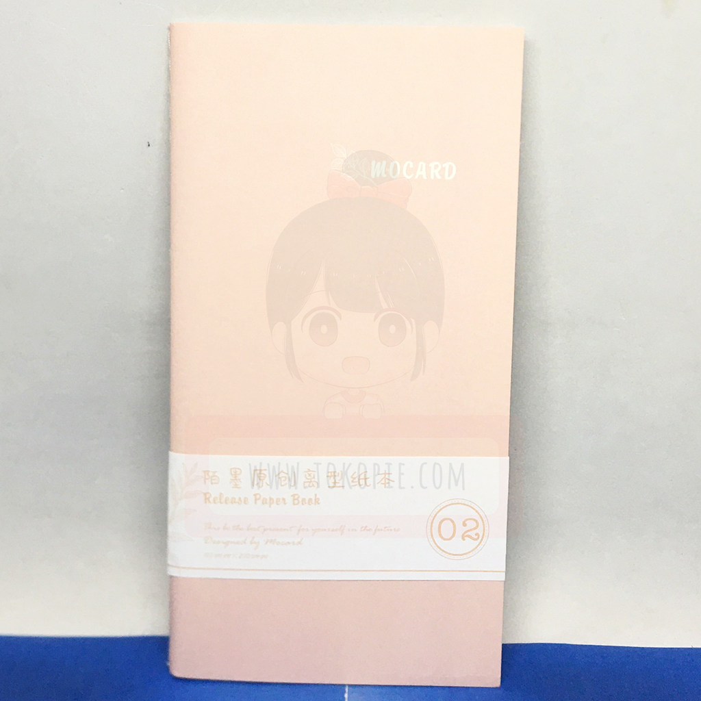 Mo. Card Release Paper Book Soft Pink
