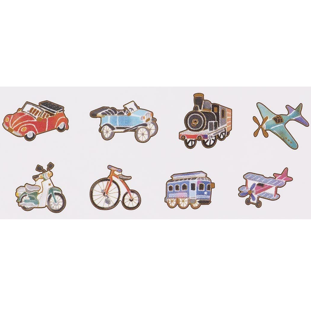 Kamio Japan Flake Sticker Retrono Trico Norimono