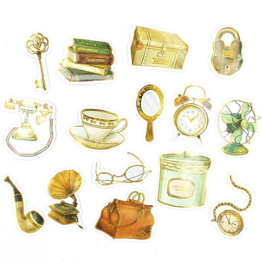 Mo.Card Retro Things Deco Stickers