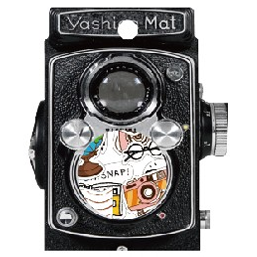 C.Ching Decorative Sticker Bag Retro Camera