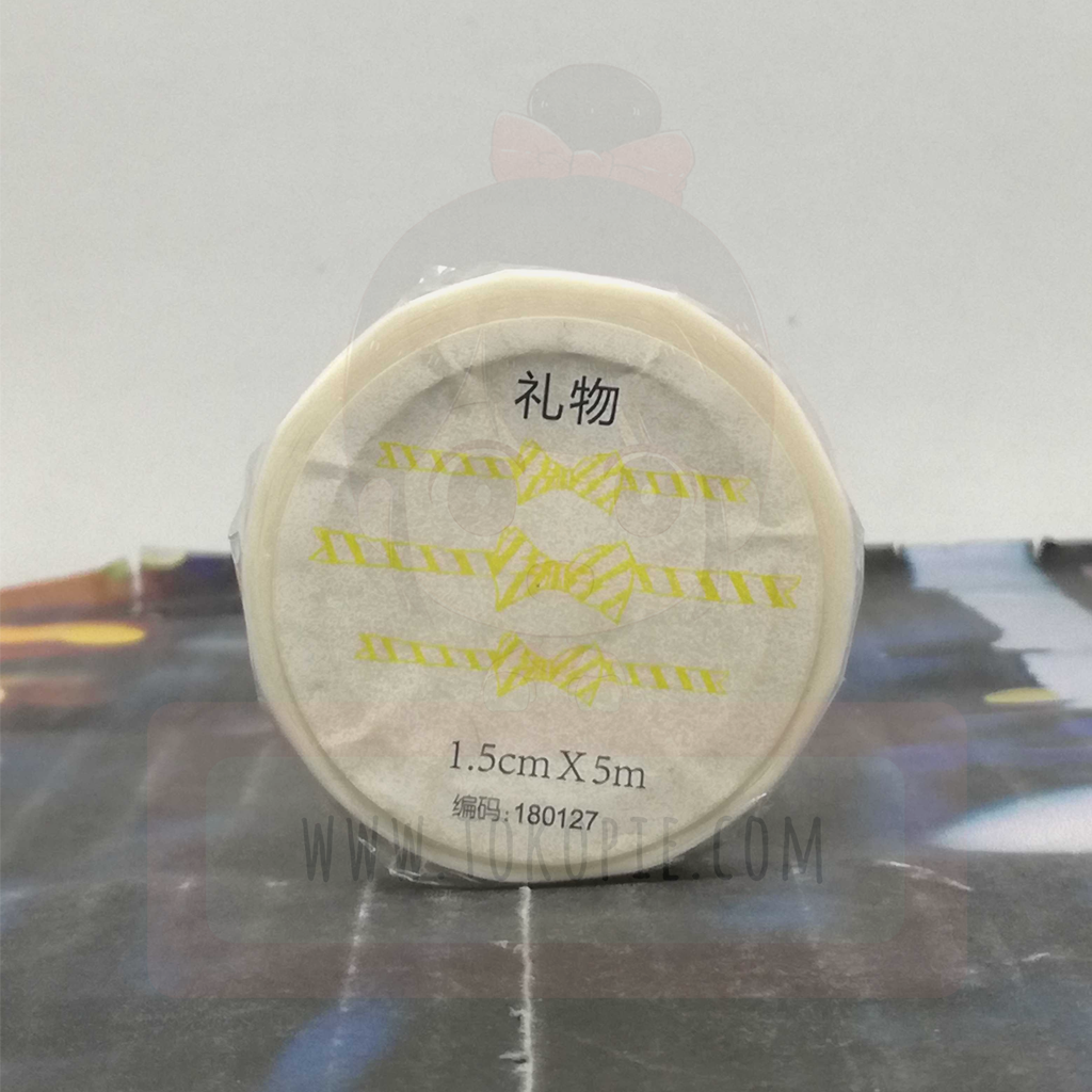 Golden Foil Ribbon Gift Masking Tape