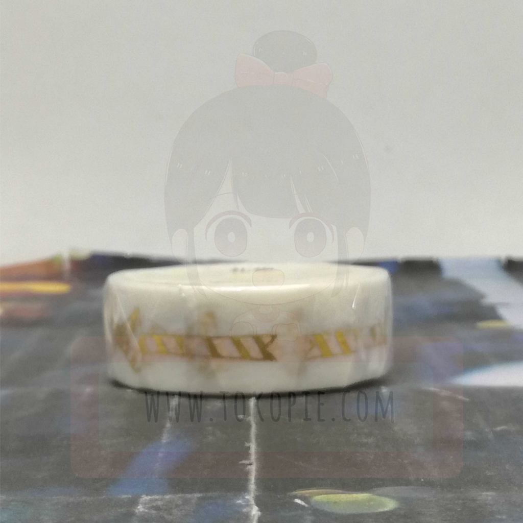 Golden Foil Ribbon Gift Masking Tape